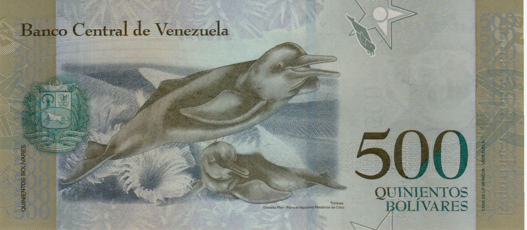 Venezuela 500 2016 UNC P-94/a
